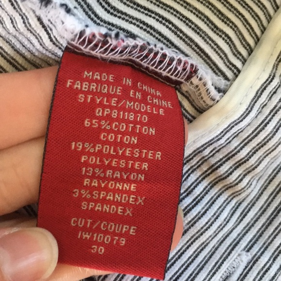 Guess Pin Stripe Pants - Picture 3 of 5